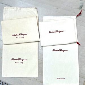 Ferragamo shoe dusters, 100% authentic